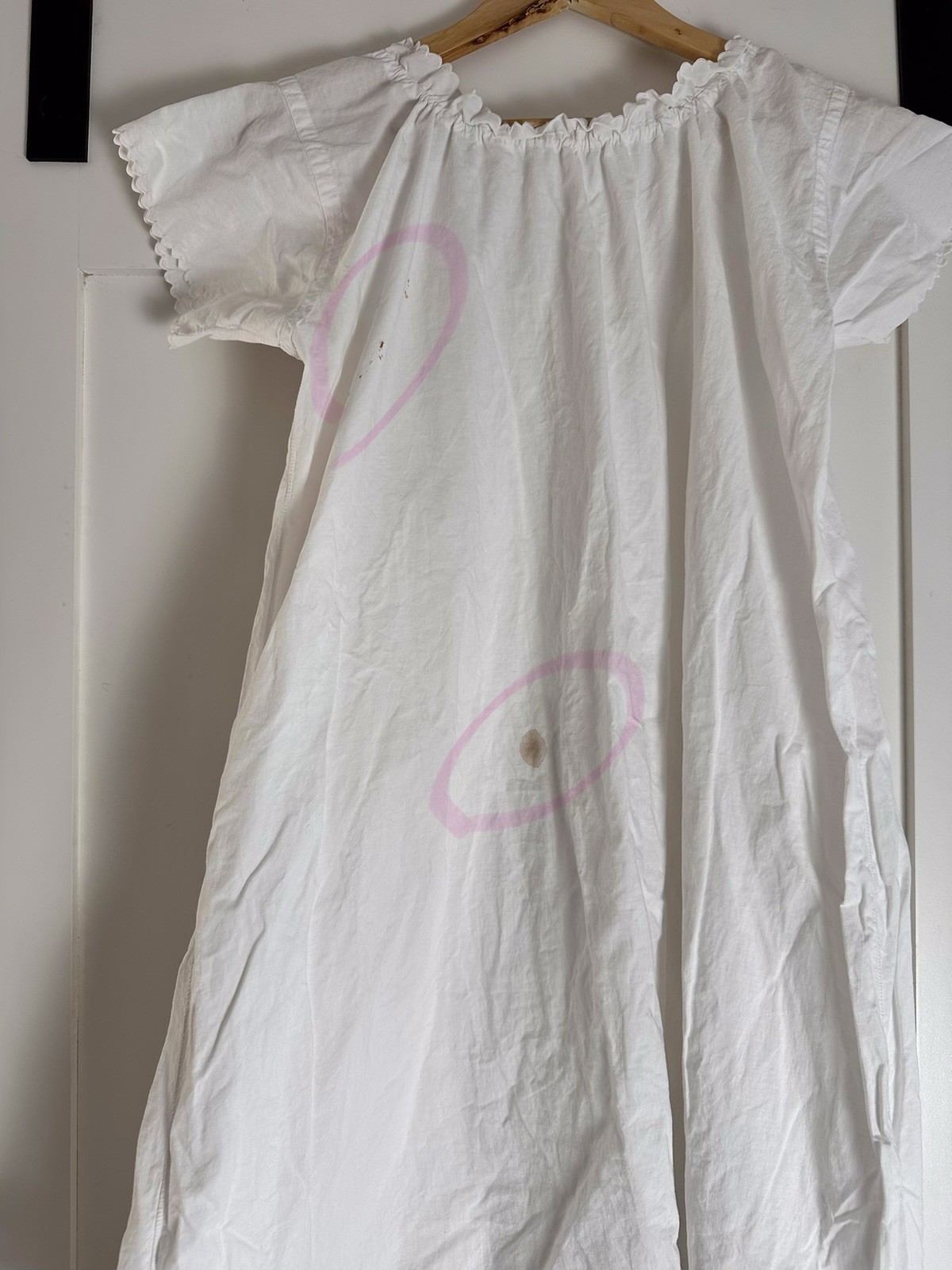 Wholesale Lot 5 Antique French Early 1900s Cotton Linen Dress Blouse S M L