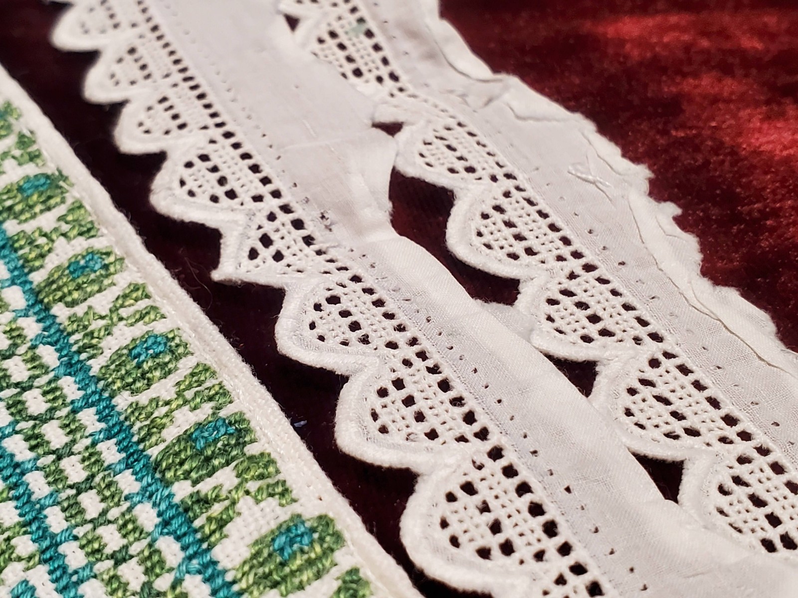 Authentic Vintage Romanian Hand-Embroidered Men’s Shirt Front