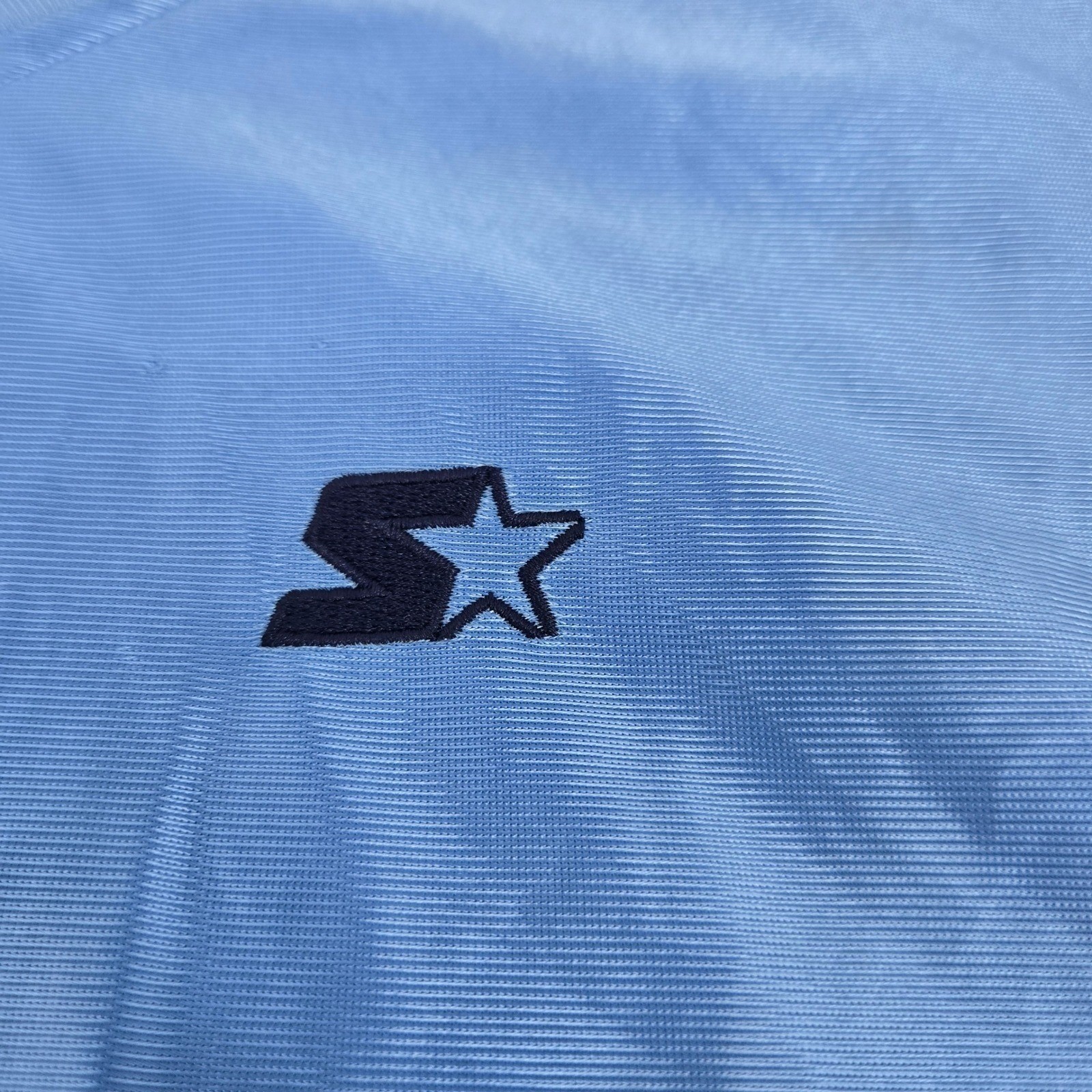 Starter Dazzle Basketball Jersey XL Carolina Blue Embroidered 71 Vintage 90s