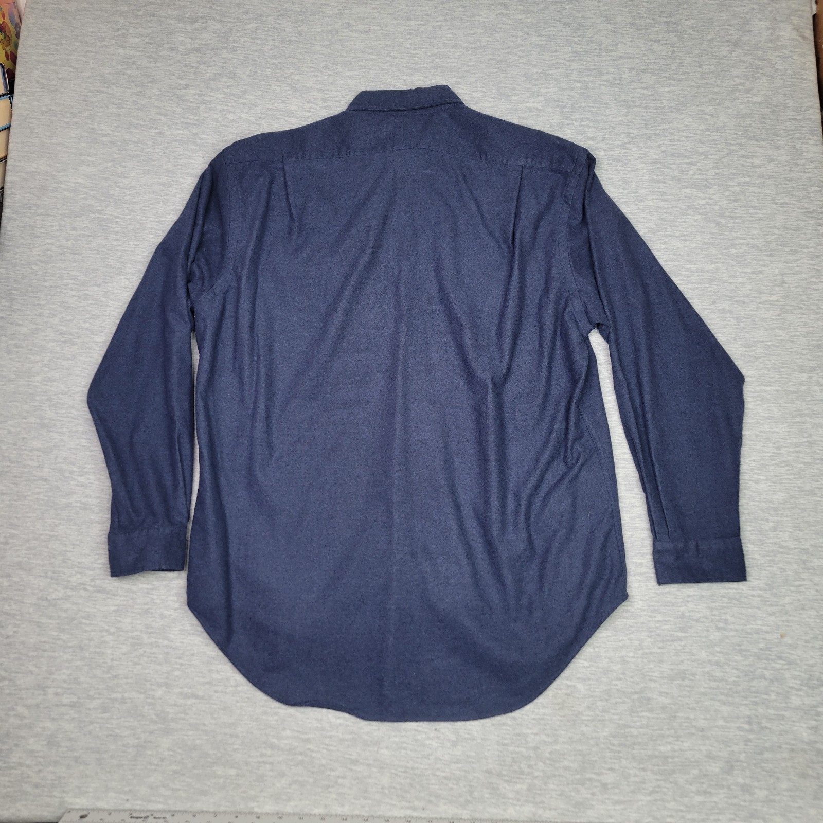 VTG 90s Polo Ralph Lauren GI Shirt Mens Large Brushed Cotton Poly Rayon Blend