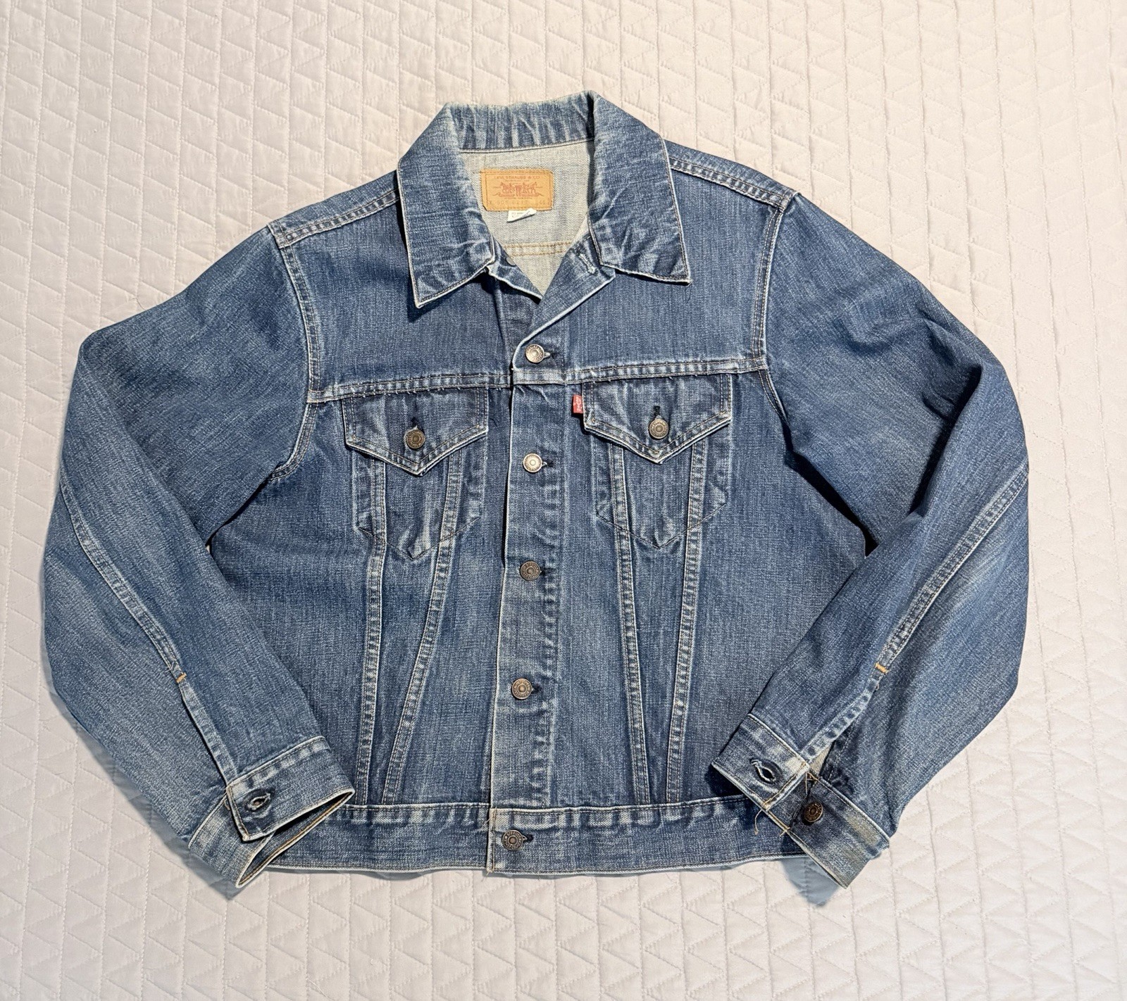 Vintage Levi’s 70505-0217 Denim Jacket USA Made 1970-80s Type III 529 Size 46