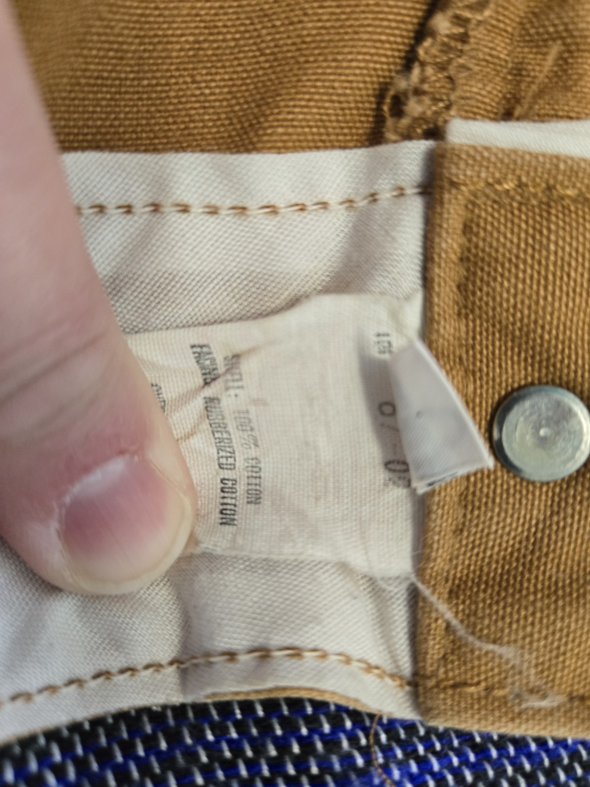 Vintage Red Head Brand Bone-Dry Duck Canvas Hunting Pants Tan Workwear 1960s