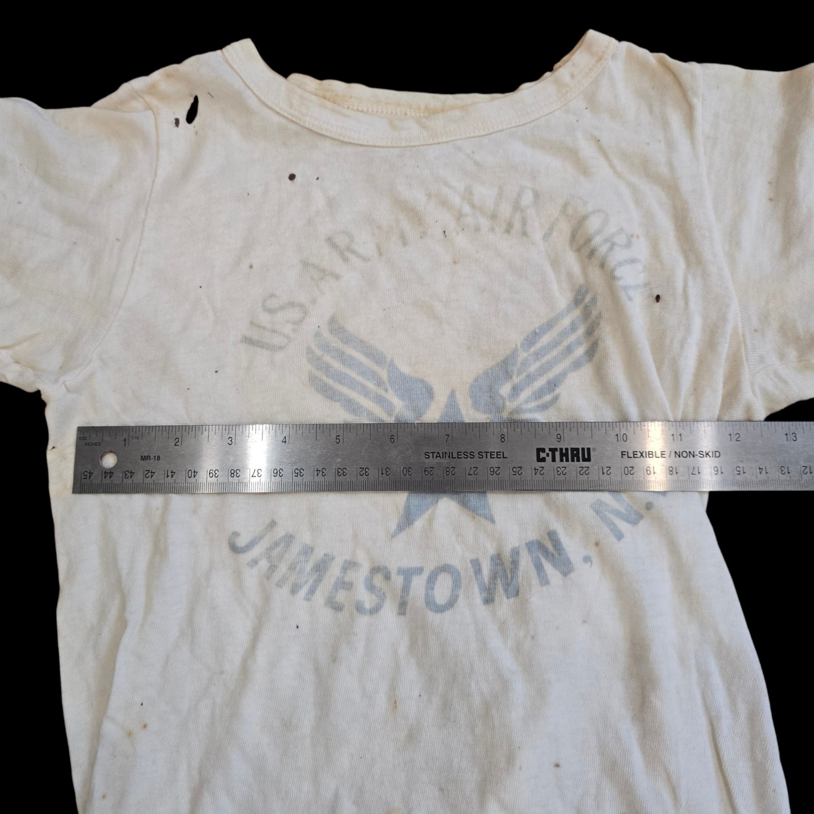WWII US Army Air Force PT T-shirt Jamestown N. D. Original