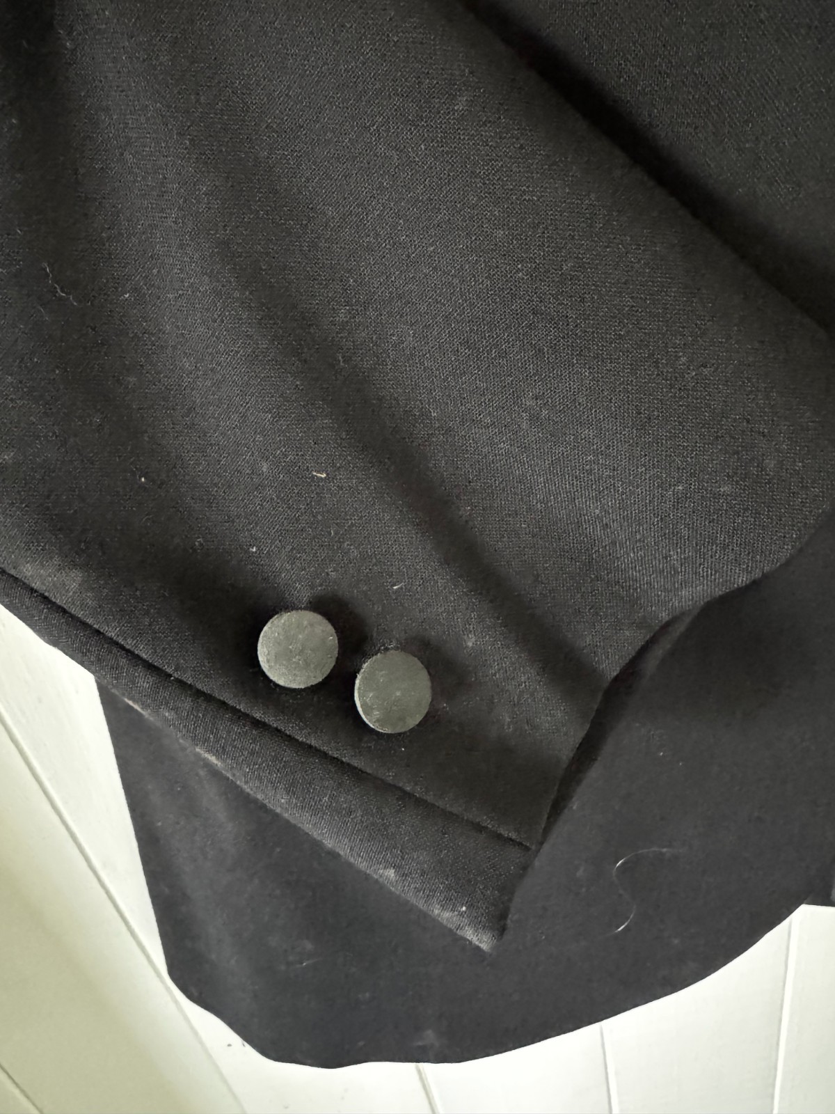 Vintage Palm Beach Formals Union Made Black Tuxedo 39R Jacket 33×30 Pants USA
