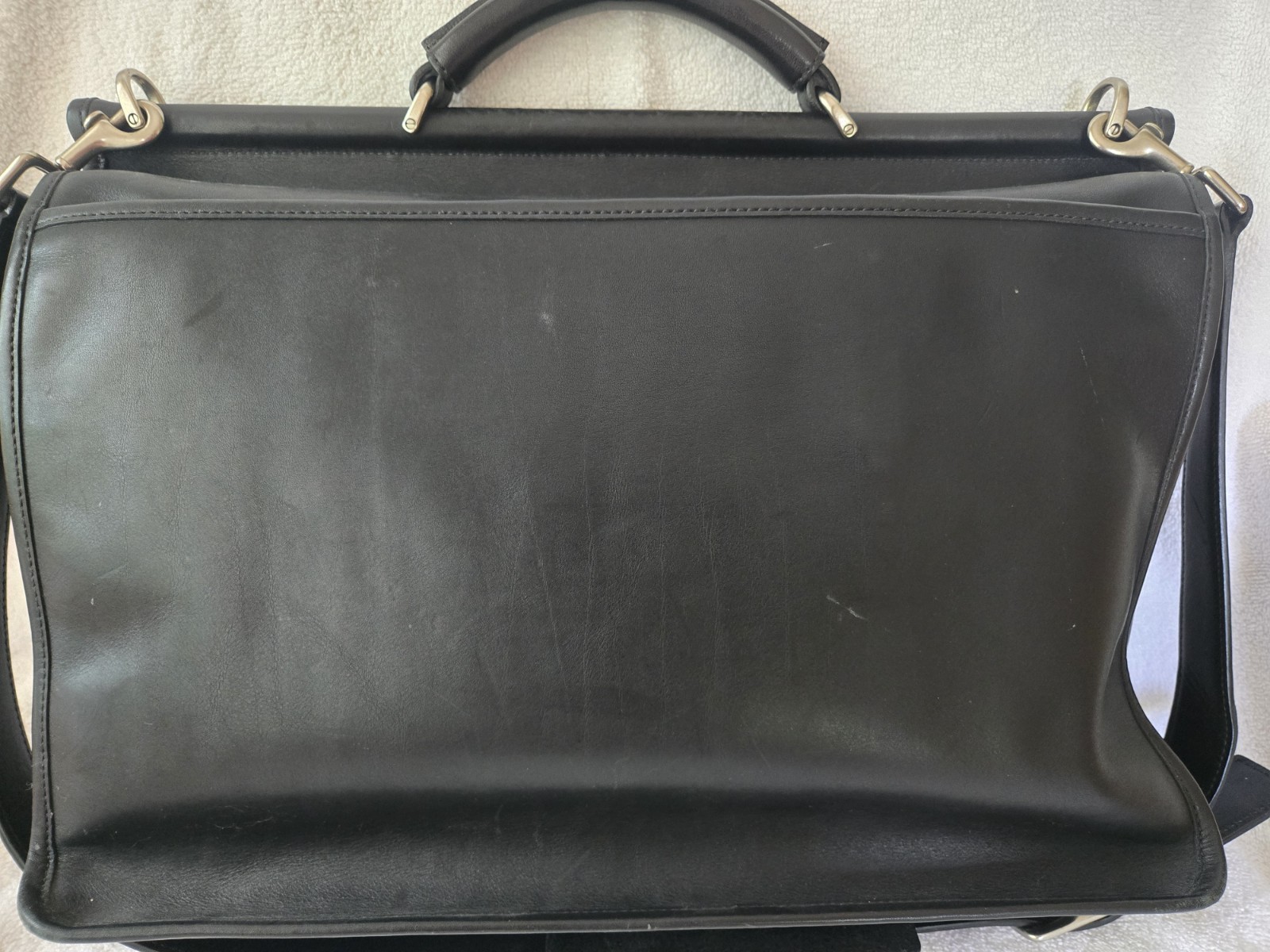 Vintage Coach Metropolitan Briefcase Black Excellent condition
