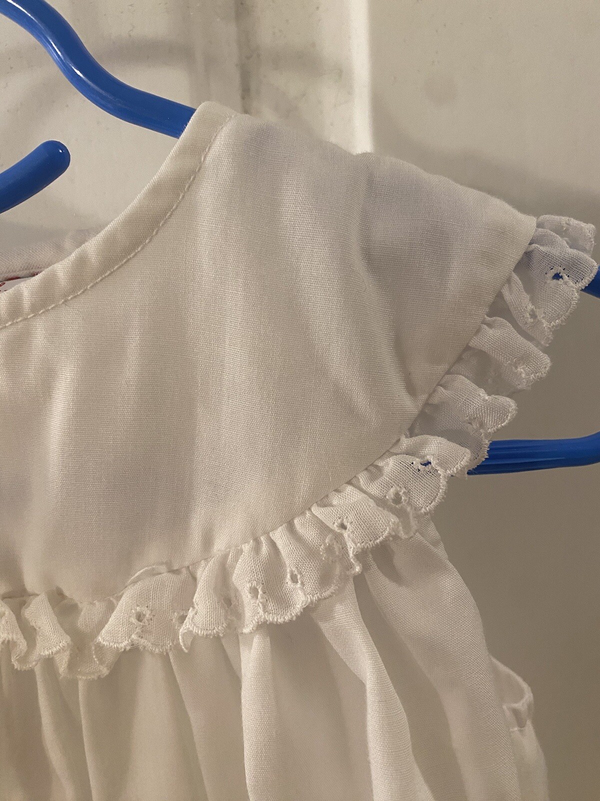 Vintage The Smockery Girl’s Size 4T White Polyester/Cotton dress