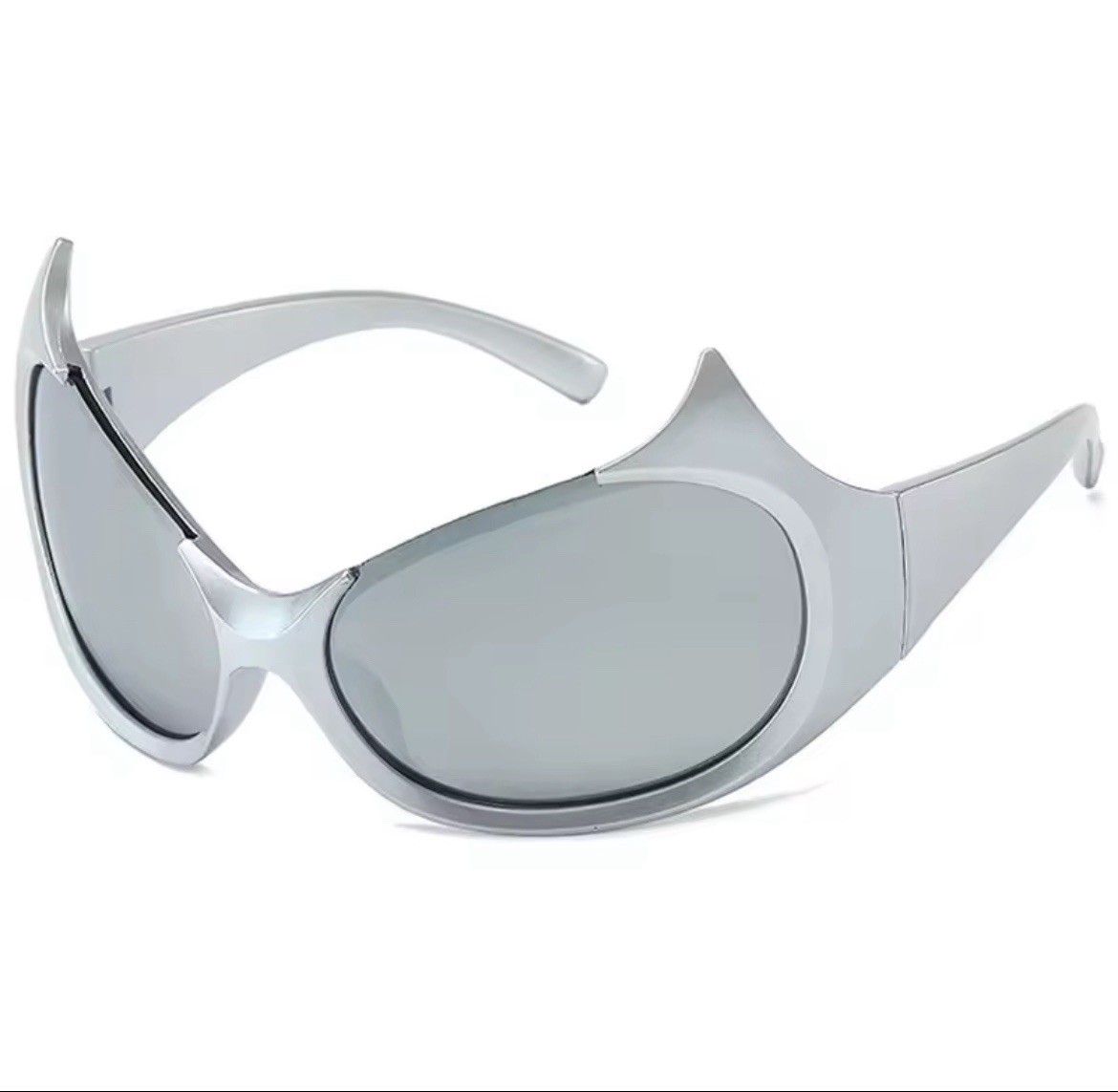 Cat Eye Sunglasses Women Men Vintage Brand Personality Design Horn Deamon