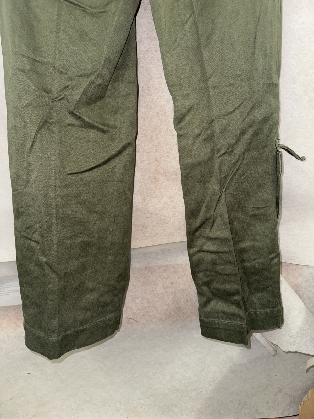 Dutch Military Field Pants Cargo Trousers Olive Green 31×31 Surplus 1981