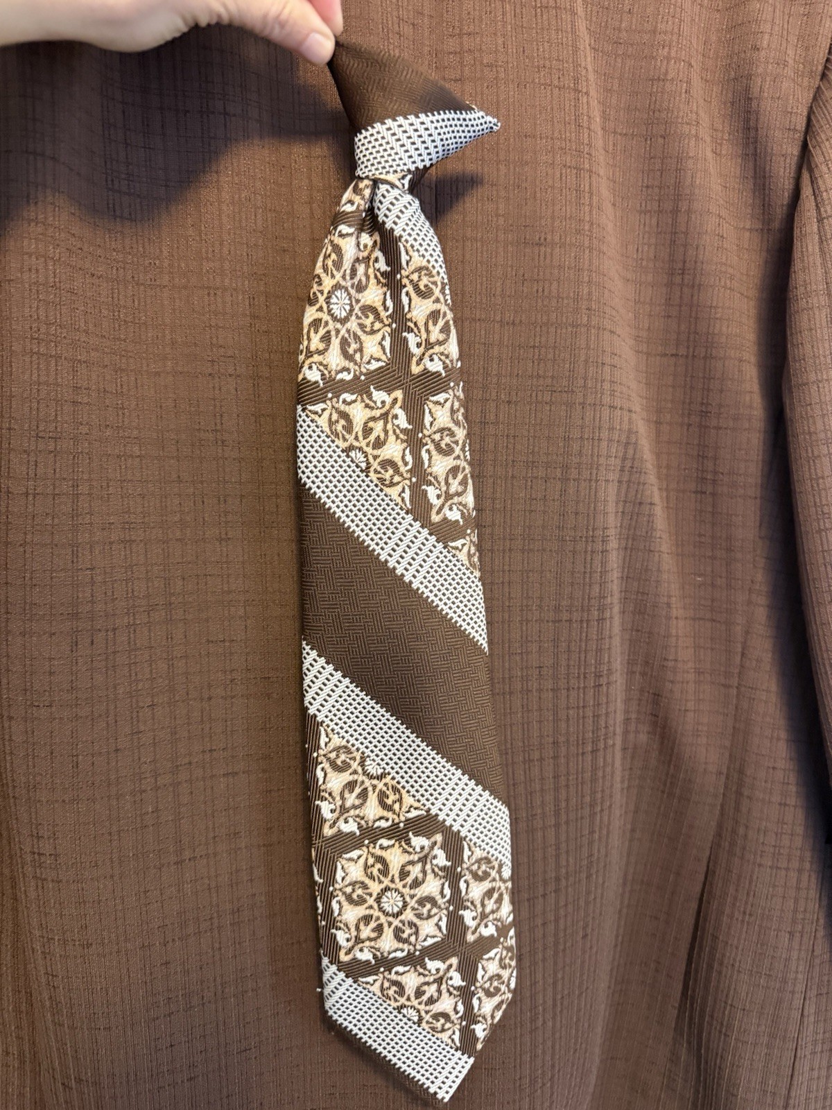 Vintage Detailed Men’s Suit with Tie and Pants