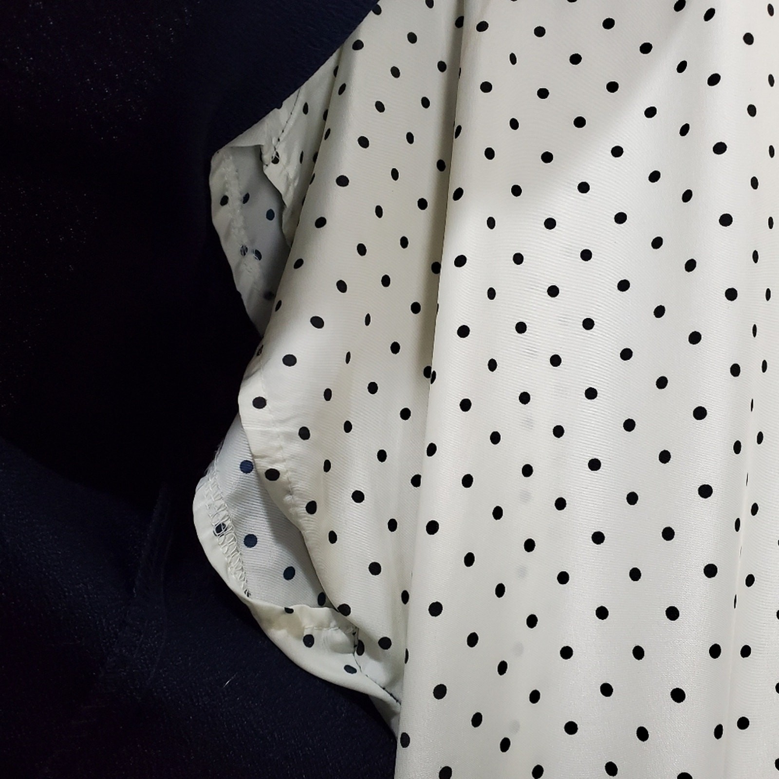 Vintage Dress Womens Size 14 80s In Cinq Blue Red Polka-Dot Retro Blazer Midi