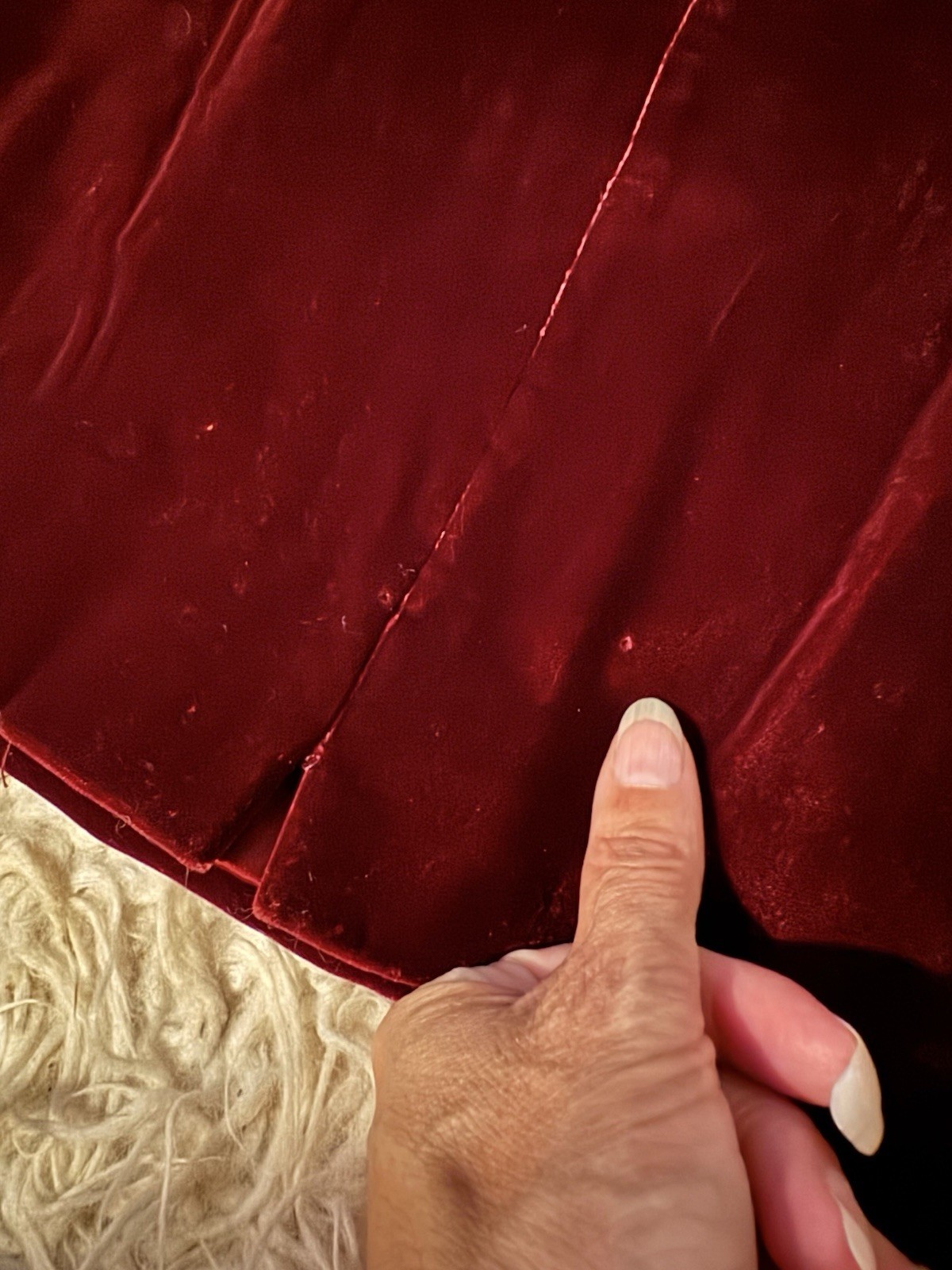 Vtg Victor Costa Strapless Red Burgandy Velvet Dress Bergdorf Goodman S