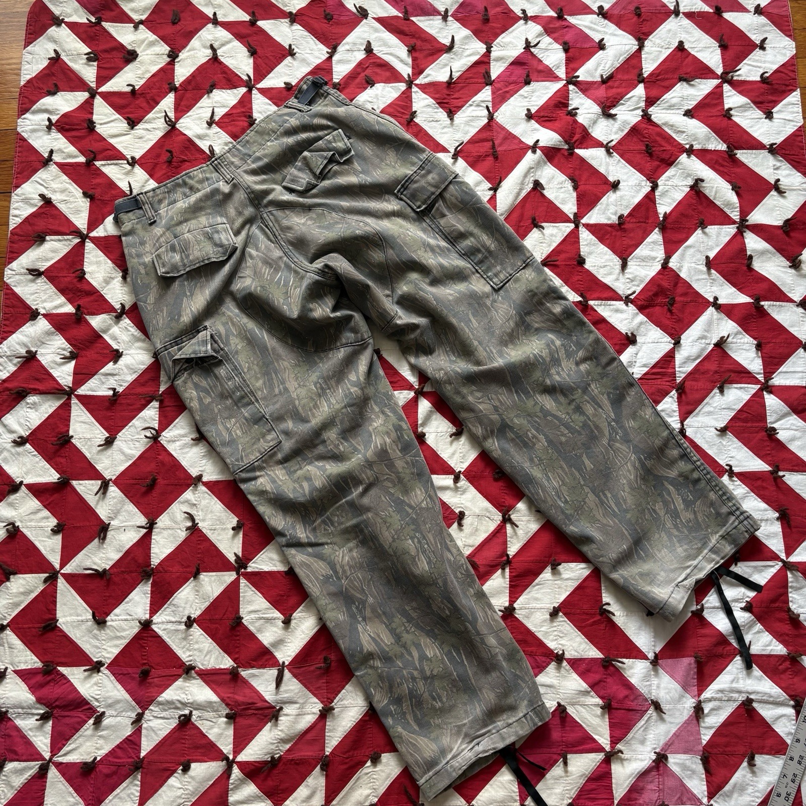 Vintage Camo Hunting Cargo Pants Mens Small Regular As Is
