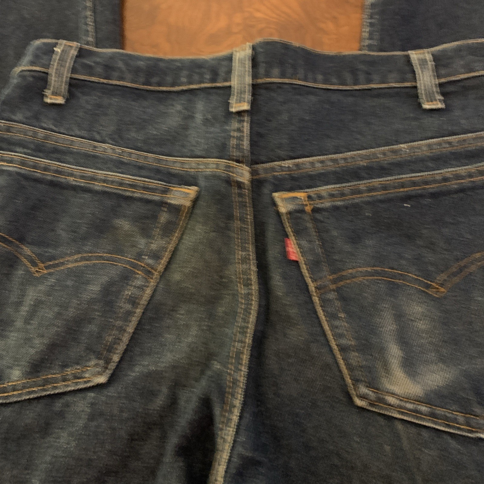 Vintage Levi’s Men’s 1988 517 Blue Jeans 32×33 Made USA Red Tab Red Bat Wing Tag