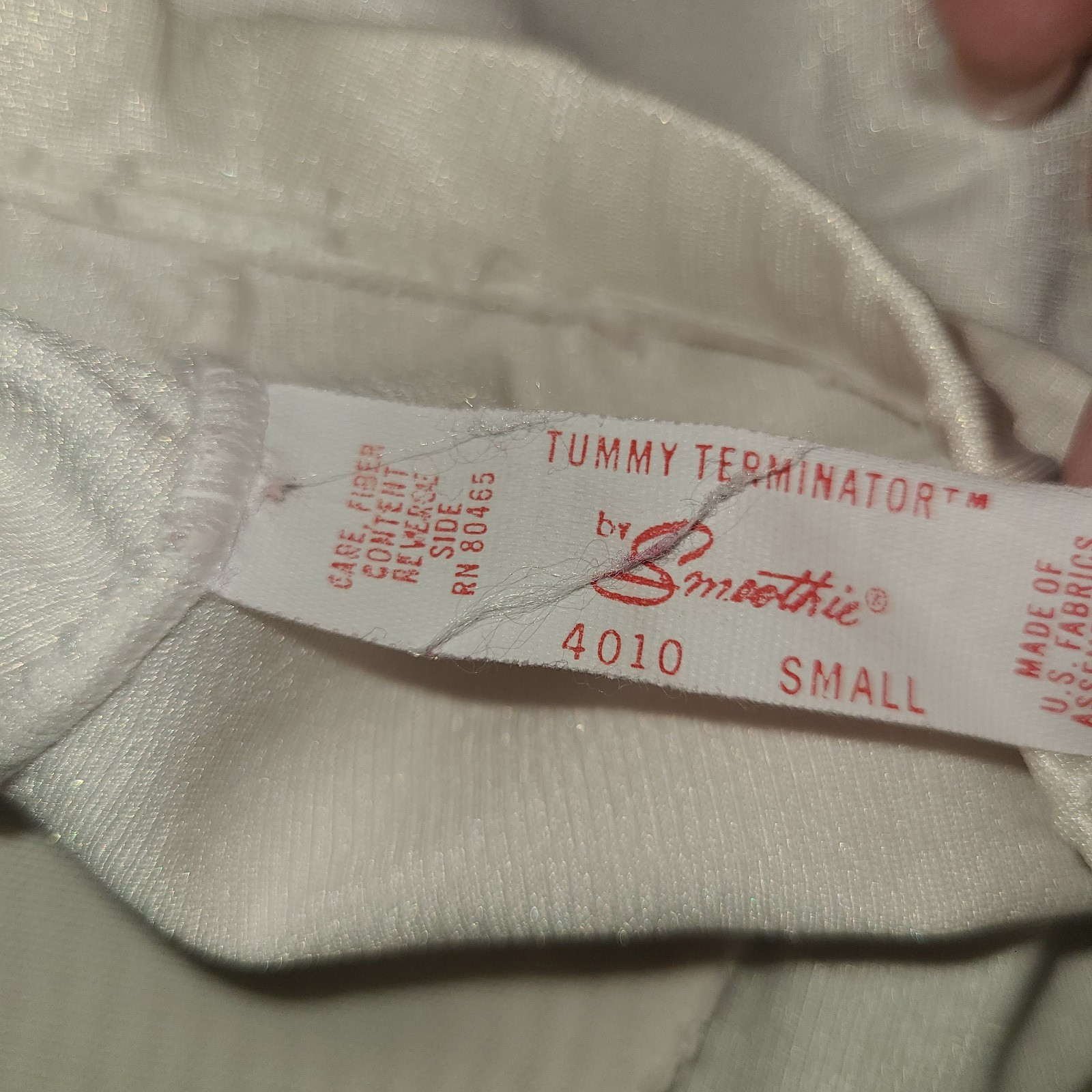 Vtg Smoothie size S Tummy Terminator Panties Lingerie High Rise Shaping