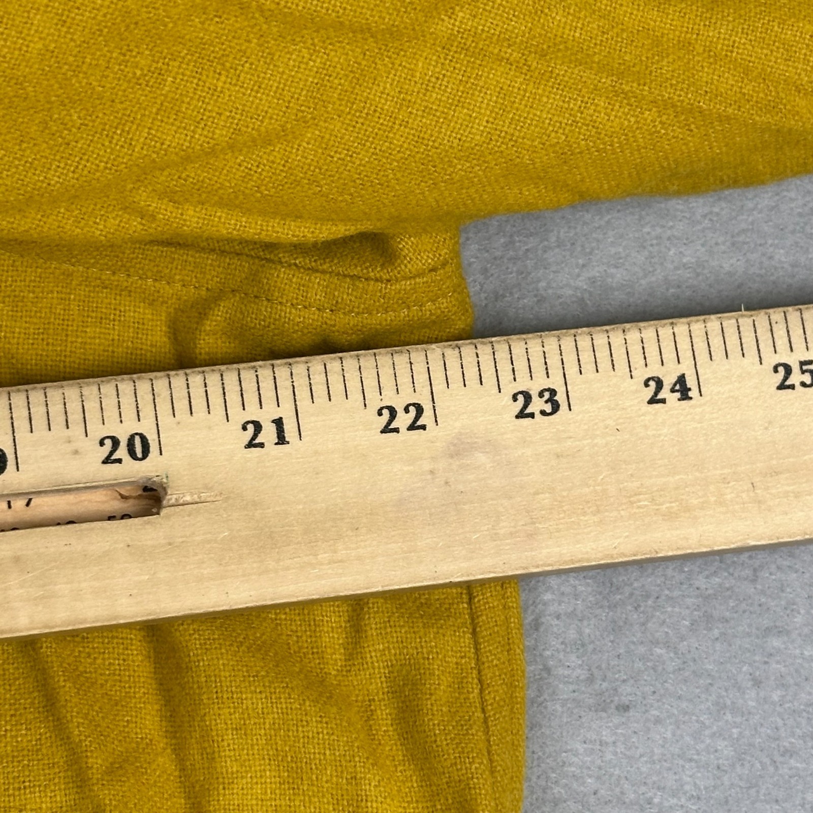 Vintage MCM Mens ROYTEX Wool blend Robe M L mustard yellow NWT New