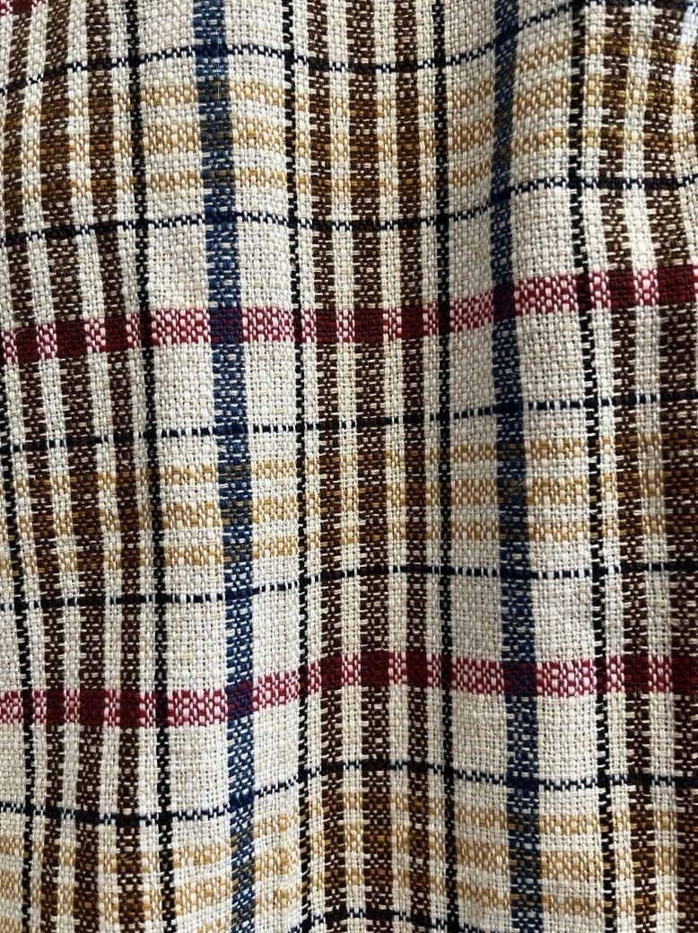 70s VTG Ms. Lee Plaid Wide Leg Flared Pants 24” Waist 34” Hip 29” Inseam