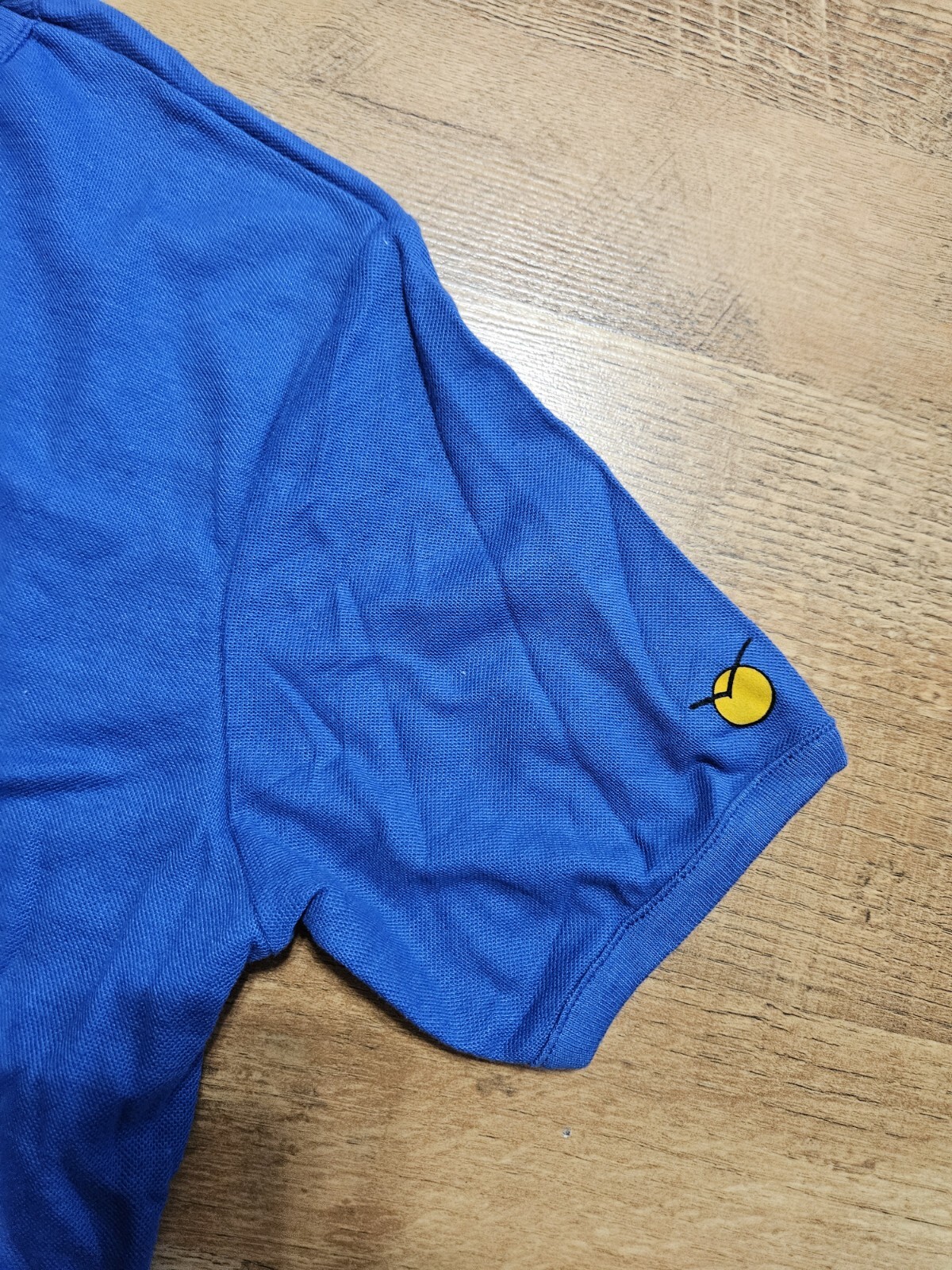 vintage 1970s ACTIVEWEAR by SEARS slim medium cinched waist arms t-shirt blue