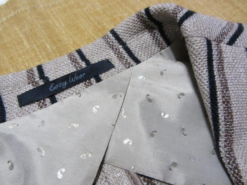 Men Paoloni blazer beige cotton 34 / XS / 42