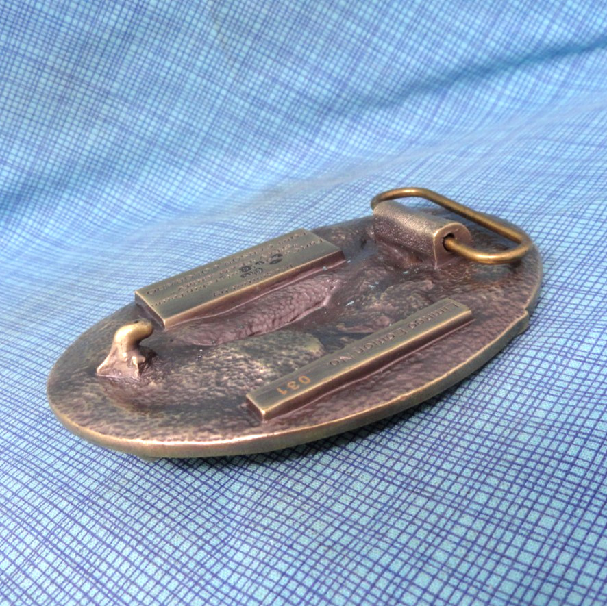 US Army Fort Carson Colorado Belt Buckle #LE The Mountain Post Vintage .GMP986
