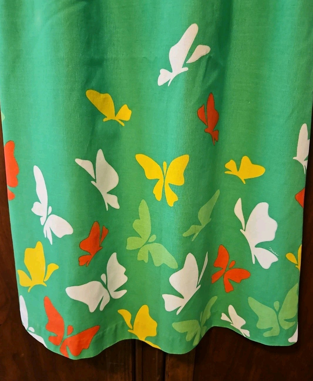 Vintage Malia Honolulu 60s/70s Sun Dress Butterflies Sz 10