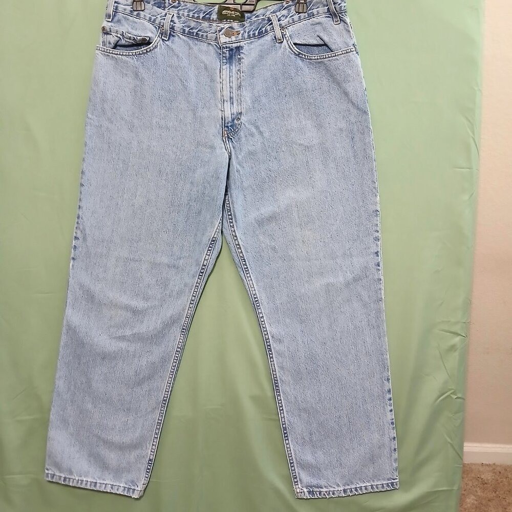 Vintage 90s Authentic Eddie Bauer 100% Baumwolle Jeans Men’s 36 Blue Denim