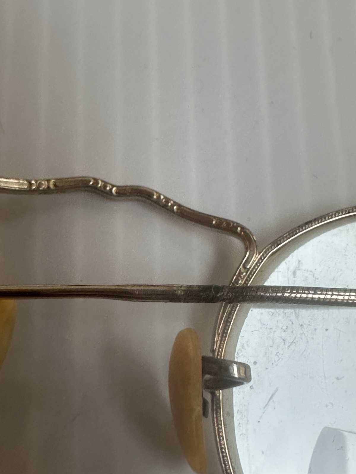 ANTQ WAHL ROUND BIFOCALS EYEGLASSES 1/10-12K GOLD FILLED 120MM IN ORIGINAL BOX