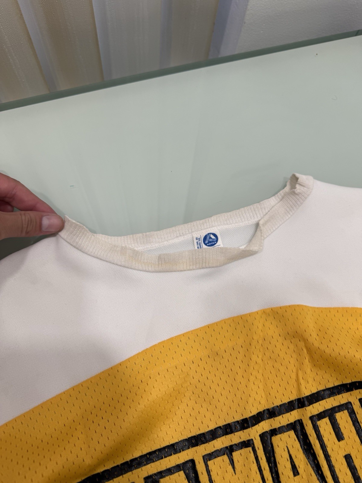 70’s YAMAHA MOTOCROSS MESH T-SHIRT Made in USA Size M ( See Pics )