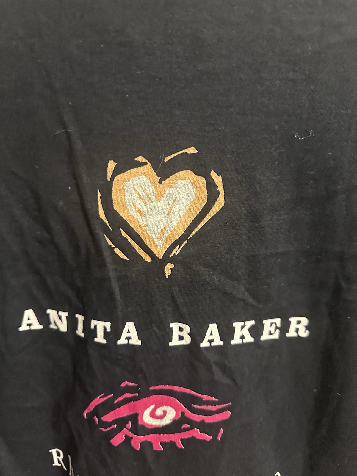 Anita Baker Rhythm Of Love T-Shirt Size XL 42 R&B Smooth Jazz Vintage Made USA