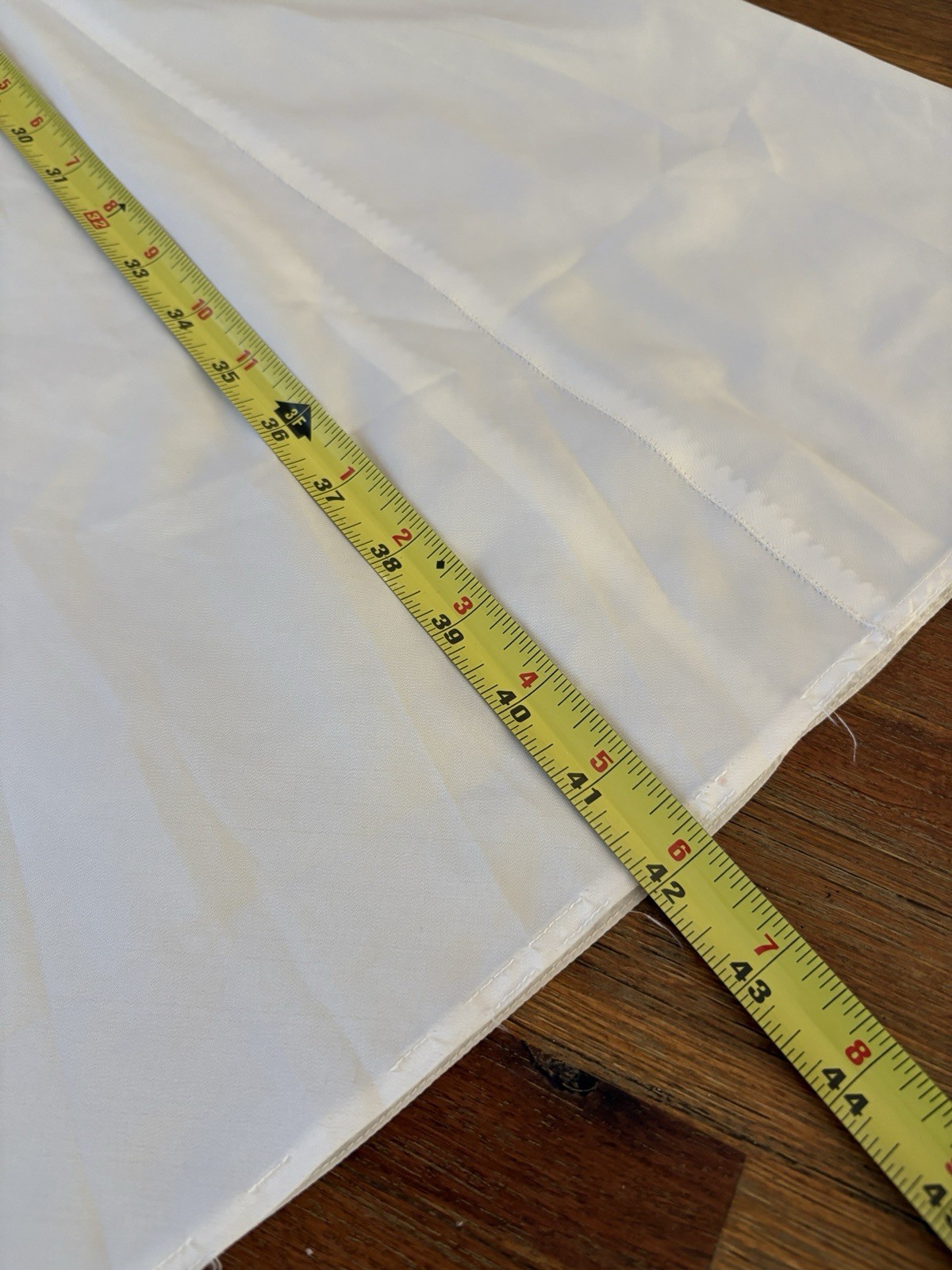 Vintage 1940’s Nylon Blend Negligee Off White Lingerie Slip Medium