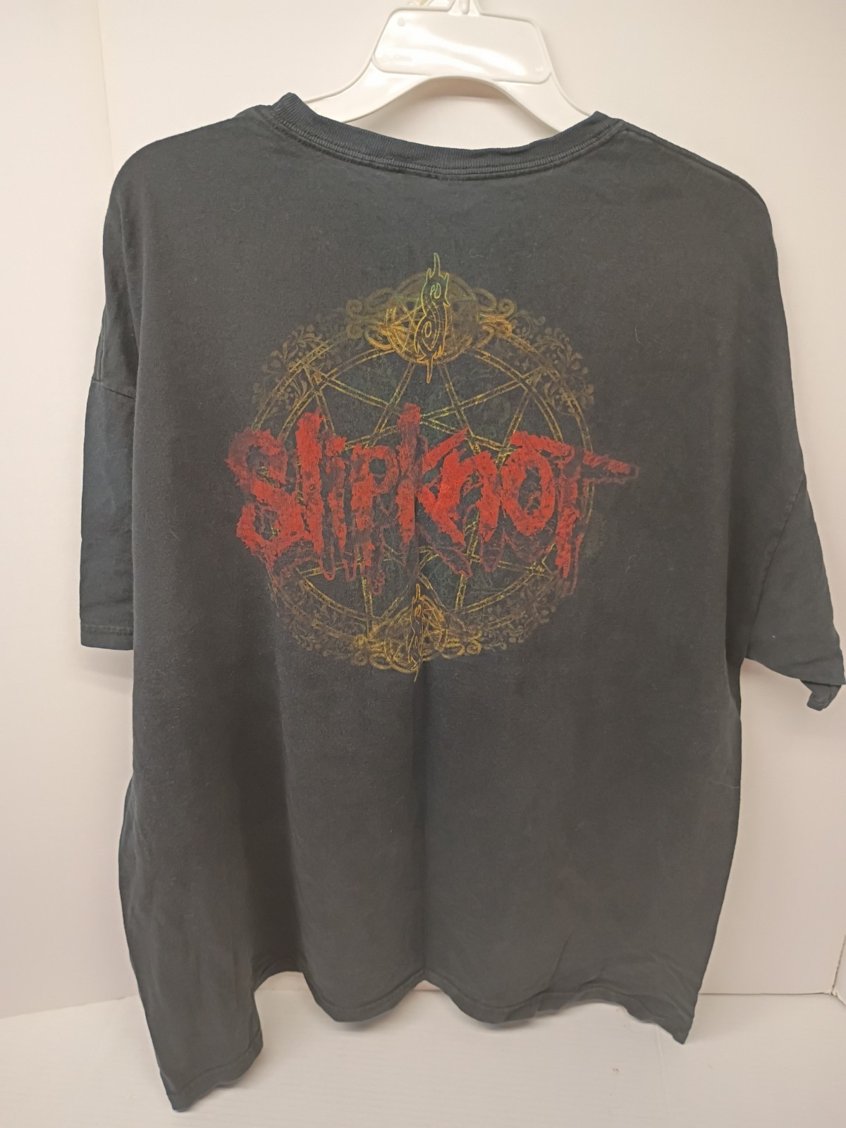 Slipknot VTG Adult 2XL Hanes Heavyweight Graphic T-Shirt Front & Back Print