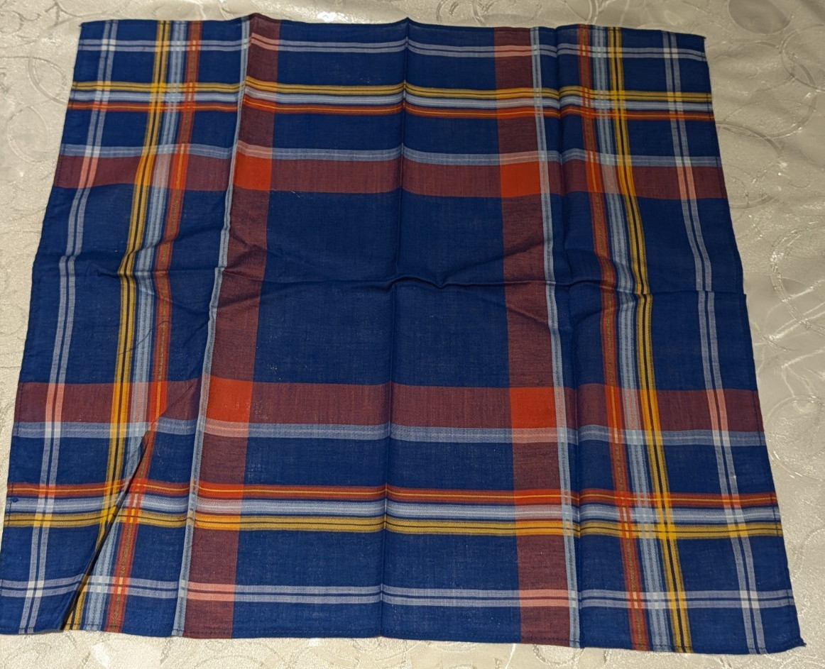 Lot of 20 New Cotton Handkerchiefs for Men Elegant Pattern in Assorted Color