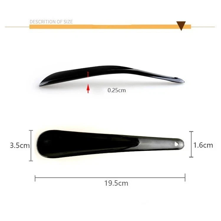 Portable Plastic Shoehorn Travel Shoe Horn Helper for Men Women Kids Seniors