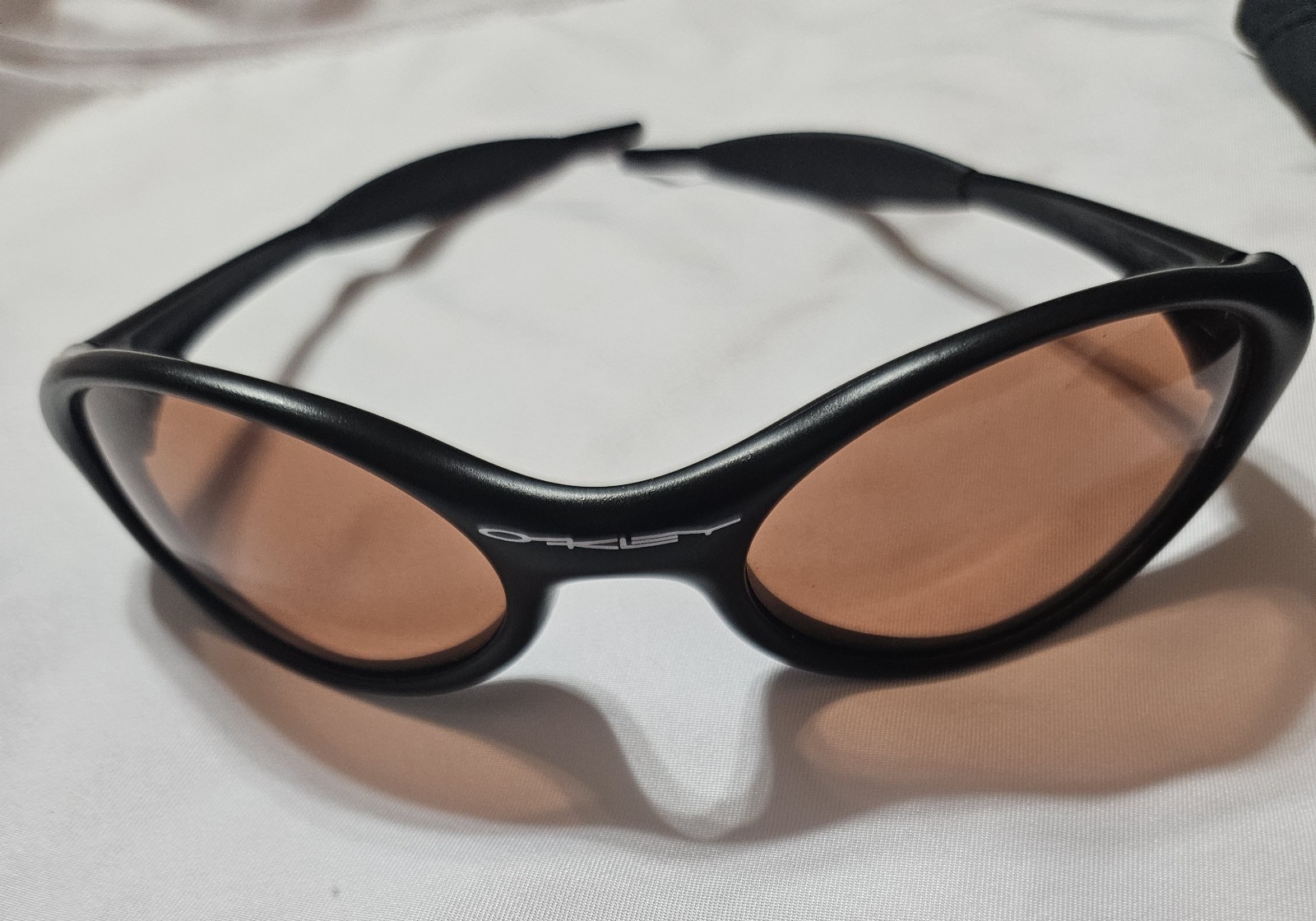 Vintage OAKLEY Jacket Black Matte 2000’S Sunglasses New Old Stock