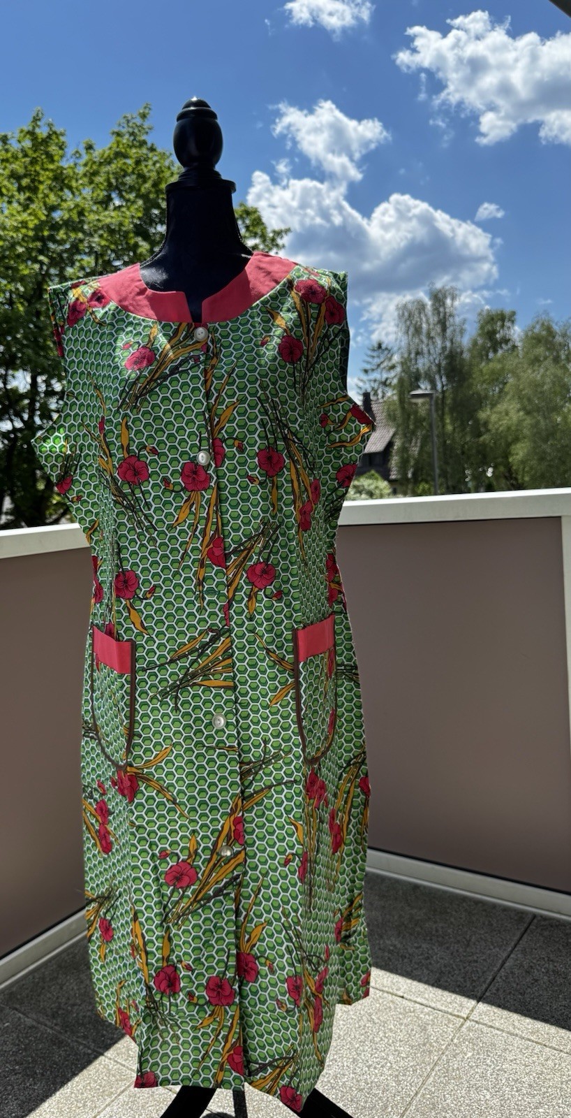 🌺 Original 80s Deadstock Dress 🌺 Retro Mod Vintage Dress Size 44