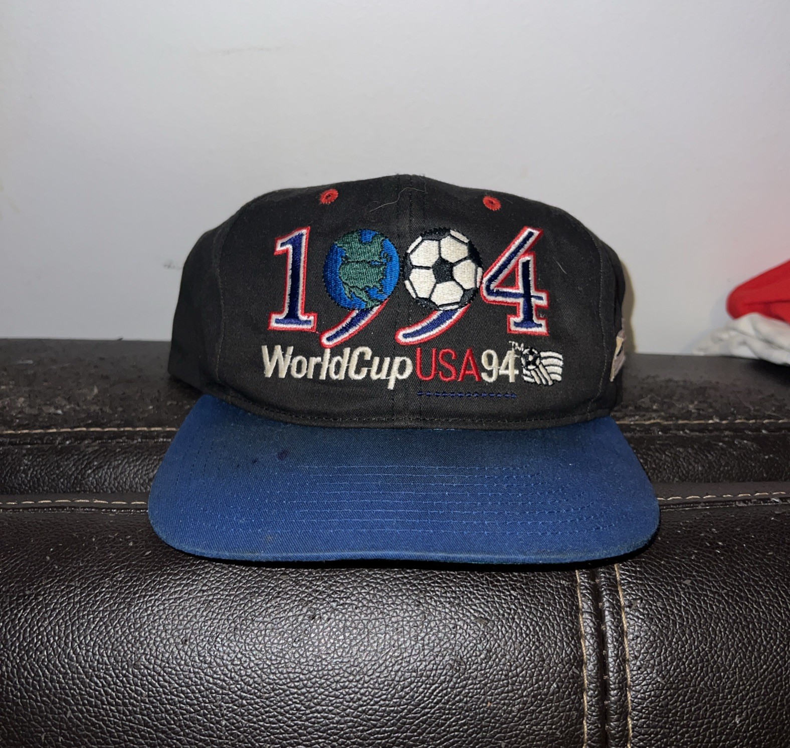 Vintage 1994 FIFA World Cup USA Twins Enterprise Snapback Hat Soccer Cap 90s