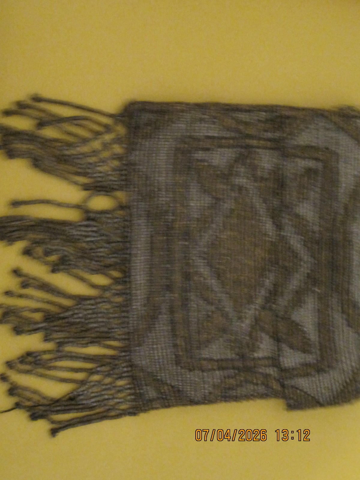 Whiting & Davis Antique enamel mesh purse & micro bead with fringe purse