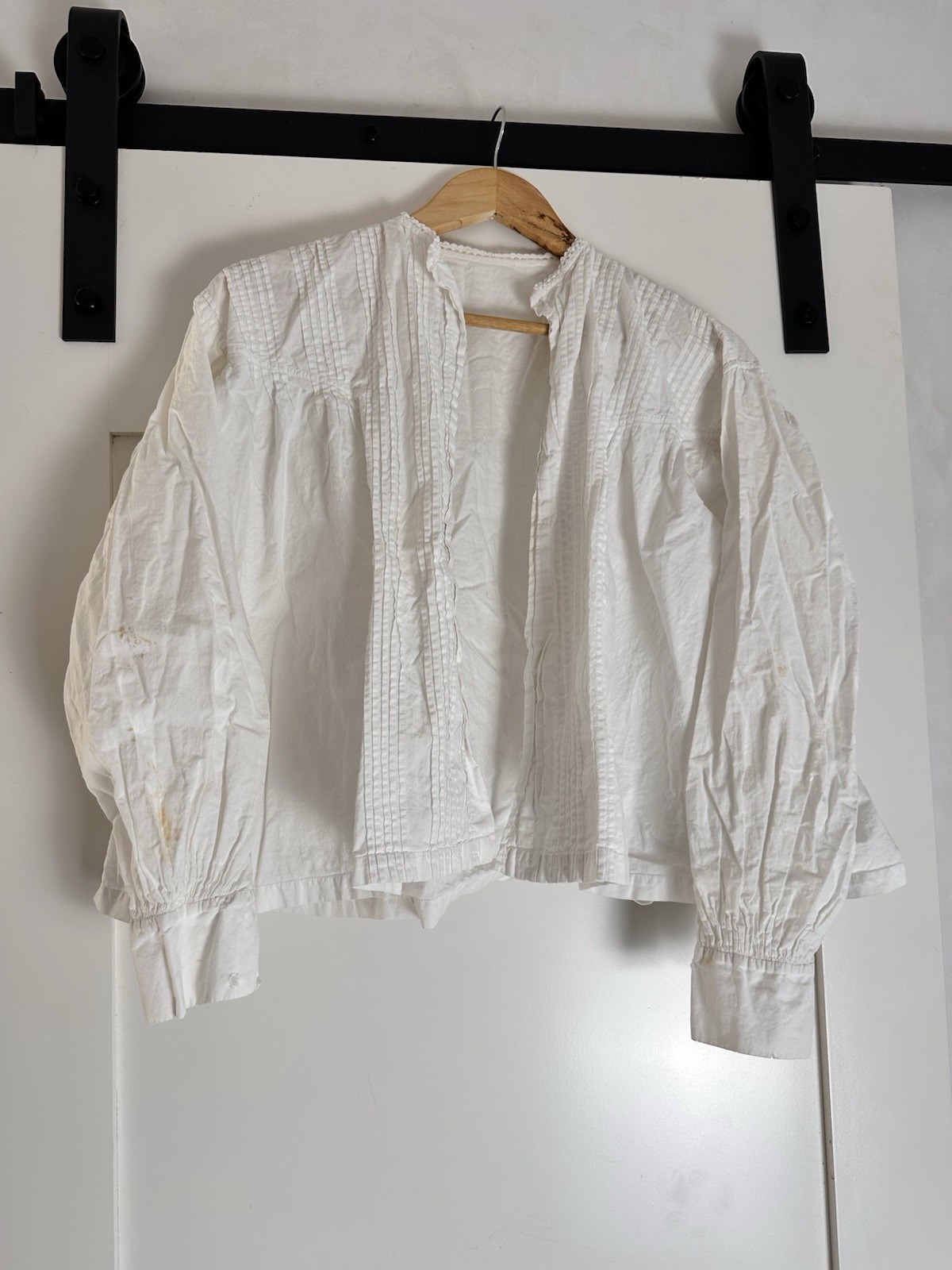 Wholesale Lot 5 Antique French Early 1900s Cotton Linen Dress Blouse S M L