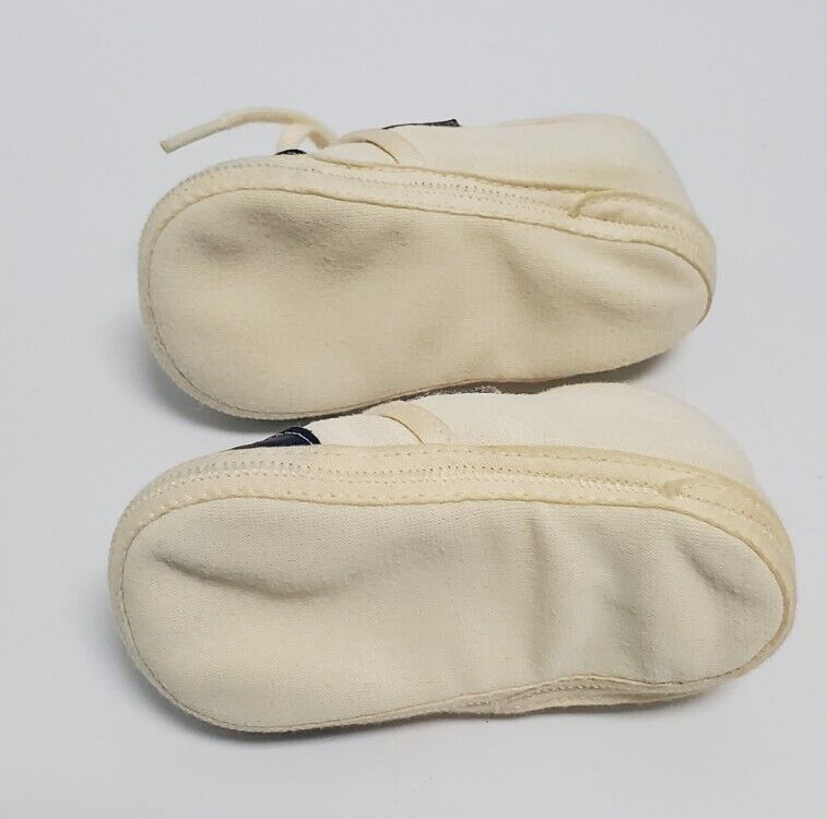 VTG Mrs Days Ideal Baby Crib Saddle Shoe Size 1 Style 30 Color Blue Original Box