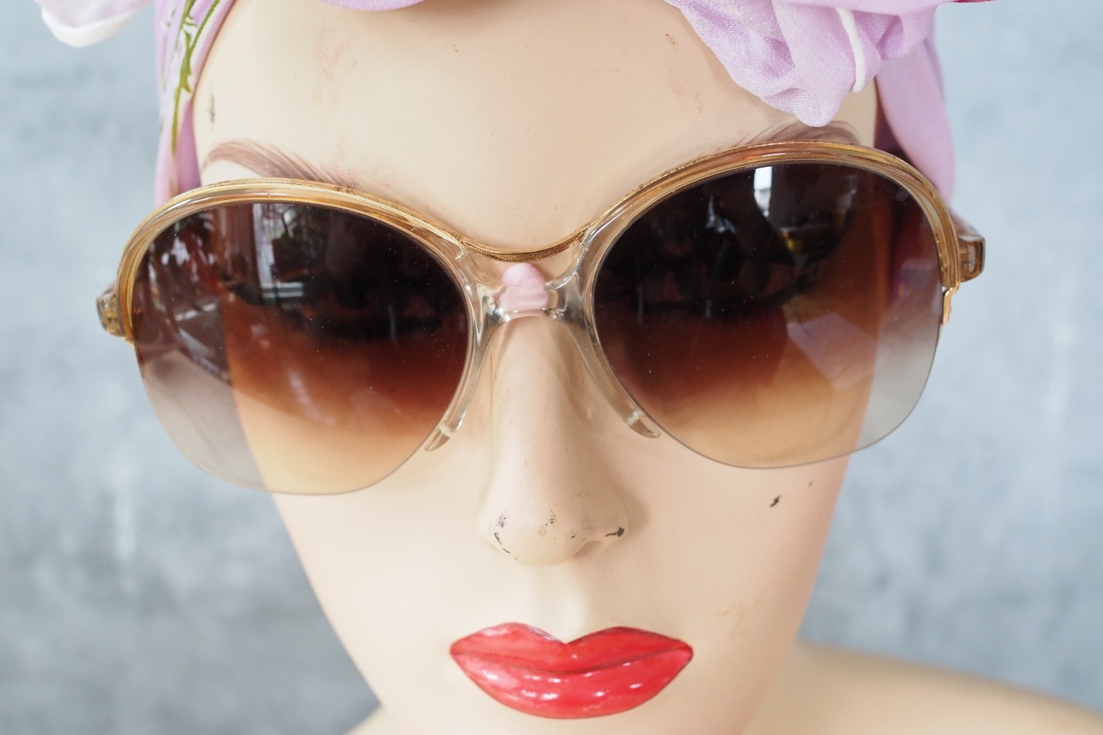 Vintage Bill Blass 1970s Sunglasses Disco retro Grandma Chic multi-color France