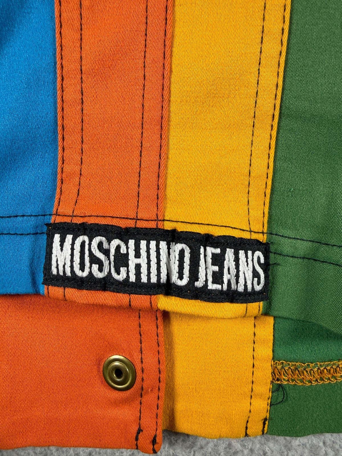 Rare Vintage MOSCHINO late 80’s early 90’s Jacket & Skirt set Size 8 Made Italy