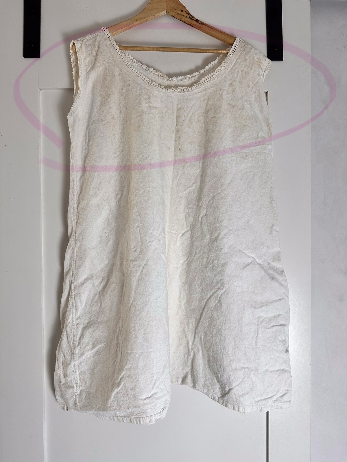 Wholesale Lot 5 Antique French Early 1900s Cotton Linen Dress Blouse S M L