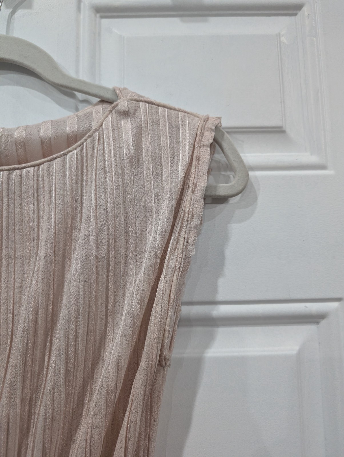 Vintage 1970s 70s P.C.F. Petites Hal Ferman Dress XS Small Light Pink