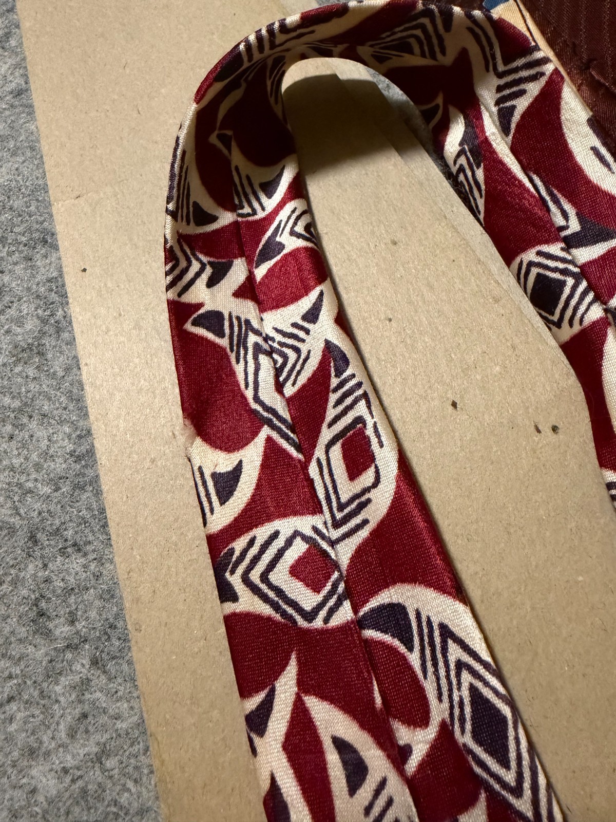 1940s 40s vintage rayon swing tie necktie