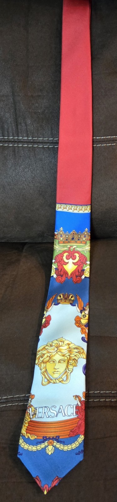 1990s Very RARE Vintage Gianni Versace Multicolor Silk Tie!❤️