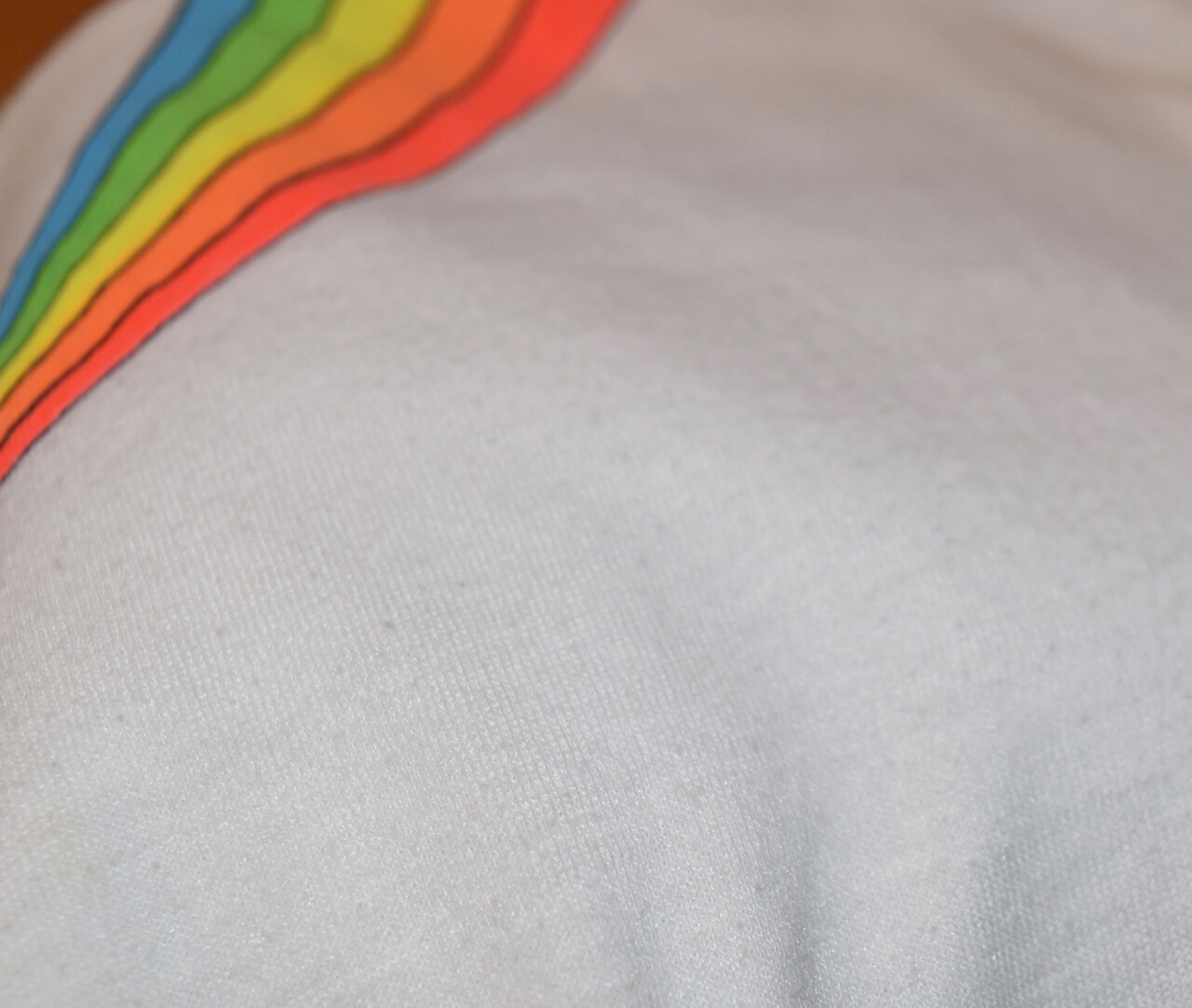 VTG Hawaii Rainbow T Shirt Hawaiian Islands White Maui Kauai Single Stitch USA L