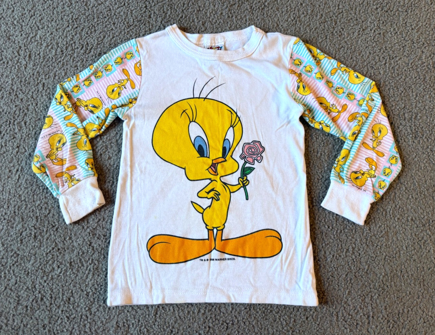 VTG 90s Cartoon Kid’s Youth T-Shirts Lot – Looney Tunes; Tweety; Snoopy; TMNT