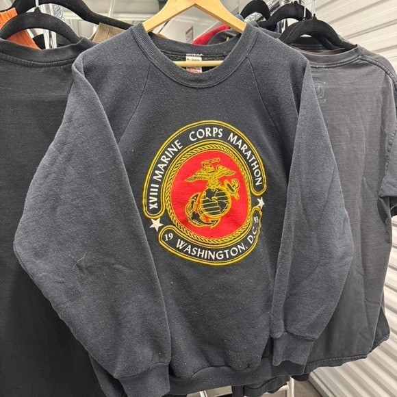 Vintage 90’s United States Marine Corps Fruit Of The Loom Crewneck Sweater