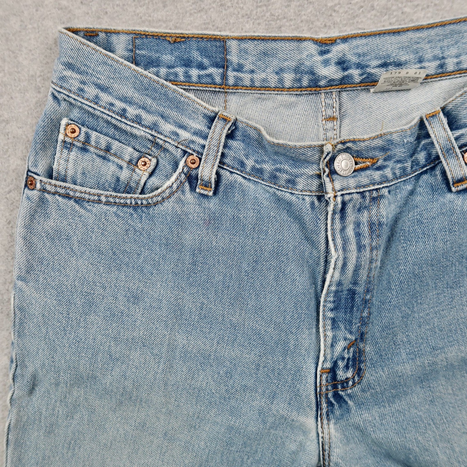 Vintage 90s Levis 517 Boot Cut Low Rise Jeans Women 13L Denim Made in USA