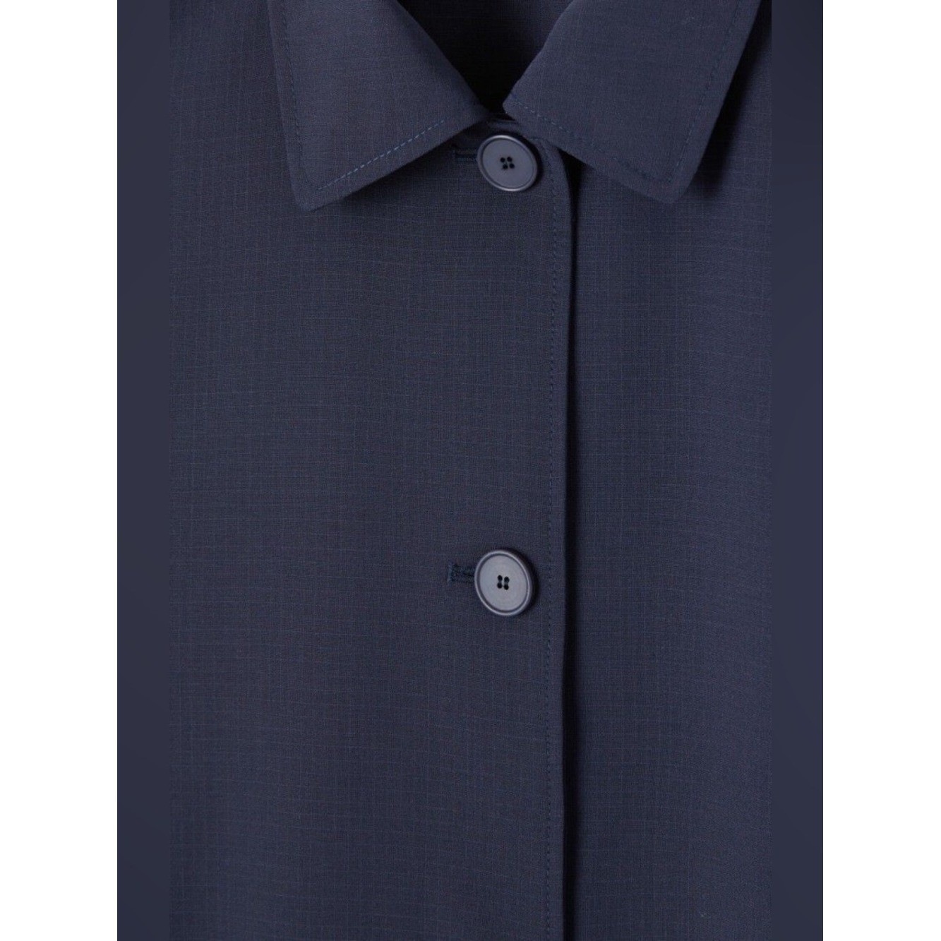 American Vintage Women’s size M/L Trench Doacity Coat Navy Lagenlook NWT
