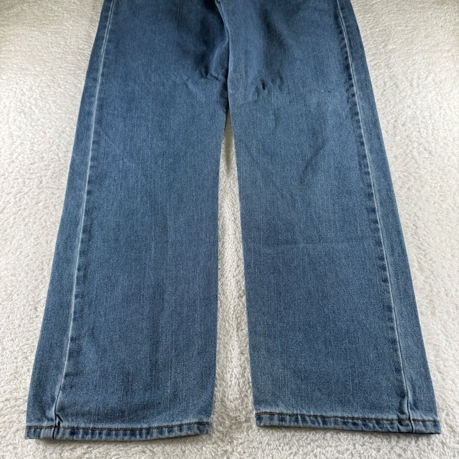Vintage Dead Stock NWT Levi’s 505 Regular Fit Jeans Men 38×34 Light Wash Str Leg